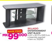 Bellagio Entertainment Unit Black H51 x W119 x D39.5cm