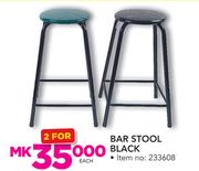 Bar Stool Black-For 2