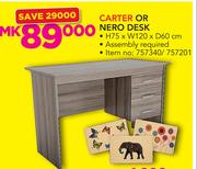 Carter Or Nero Desk