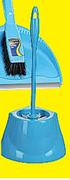 Addis Plastic Toilet Brush Set