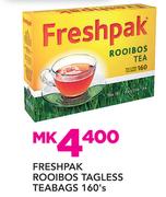 Freshpak Rooibos Tagless Teabags-160s