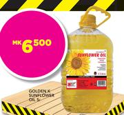 Golden K Sunflower Oil-5Ltr