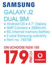 Samsung Galaxy J2 Dual Sim-On uChoose Flexi 150