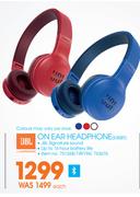 JBL On Ear Headphone E45BT-Each
