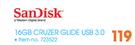Sandisk 16GB Cruzer Glide USB 3.0