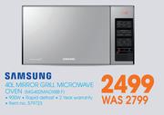 Samsung 40Ltr Mirror Grill Microwave Oven MG402MADXBB F