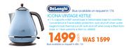 Delonghi Icona Vintage Kettle-Each