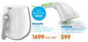 Philips Air Fryer HD9216.81 + Philips Garment Hand Steamer GC310.05-Both For