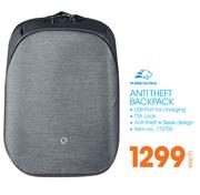 Kingsons Anti Theft Backpack-Each