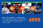 Xbox One S 1TB Console + 1 Free Game