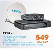DSTV HD Decoder Fully Installed