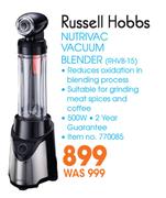 Russell Hobbs Nutrivac Vacuum Blender RHVB-15
