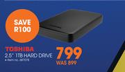 Toshiba 2.5” 1TB Hard Drive