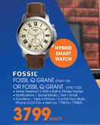 Fossil Q Grant(FTW1118) Or Fossil Q Grant(FTW 1122)-Each
