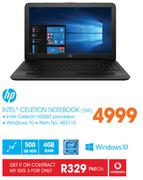HP Intel Celeron Notebook-On My GIG 3