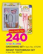 Snookums Grooming Set Infant Toothbrush Set