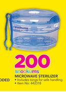 Snookums Microwave Sterilizer Includes Tongs For Safe Handling