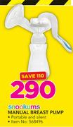 Snookums Manual Breast Pump