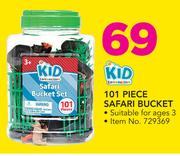 Kid Connection 101 Pieces Safari Bucket