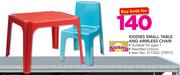 Sunny Kiddies Small Table And Armless Chair-Both For