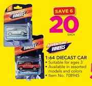 Adventures Wheels 1:64 Die Cast Car-Each