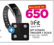 B Fit Sport Fitness Tracker + Scale