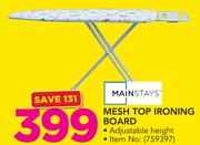 Mainstays Mesh Top Ironing Board
