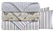Mainstays Queen 3 Piece Microfiber Sheet Set Print Assorted Includes Two Matching Pillowcases