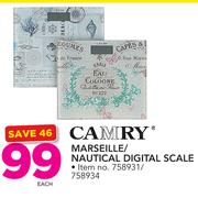Camry Marseille/Nautical Digital Scale-Each