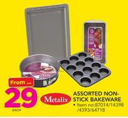 Metalix Assorted Non Stick Bakeware-Each