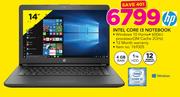 HP 14" Intel Core i3 Notebook