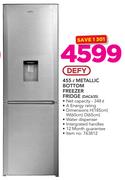 Defy 455Ltr Metallic Bottom Freezer Fridge DAC635