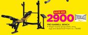 Everlast Pro Barbell Bench