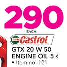 Castrol GTX 20W 50 Engine Oil-5Ltr