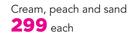 Homestead 20Ltr Cream, Peach & Sand-Each