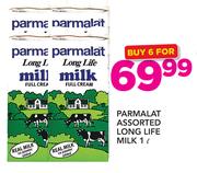 Parmalat Assorted Long Life Milk-6 x 1Ltr