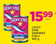 Lucky Star Sardines Chilli-425g Each
