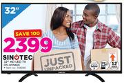 Sinotec 32" HD LED TV STL-32VN86D