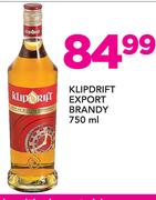 Klipdrift Export Brandy-750ml