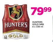 Hunters Gold NRB-6 x 330ml