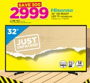 Hisense 32" HD Ready LED TV HX32M2160