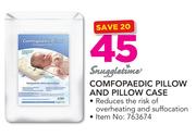 Snuggletime Comfopaedic Pillow And Pillow Case