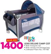 Little One Lexis Deluxe Camp Cot