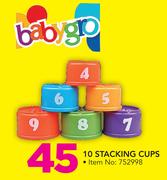 Babygro 10 Stacking Cups