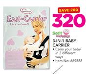 Soft Beginnings 3-In-1 Baby Carrier
