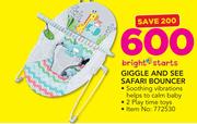 Bright Starts Giggle And See Safari Bouncer