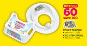 Baby Care Toilet Trainer Or Kids Step Stool-Both For