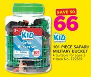 Kid 101 Piece Safari/Military Bucket