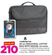 Volkano 28cm Industrial Laptop Bag With Mouse VB-VLB200