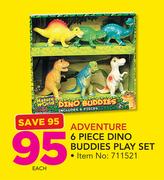Adventure 6 Piece Dino Buddies Play Set